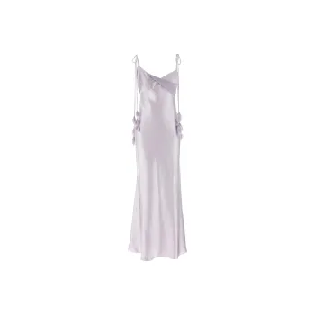 Self portrait Floral appliqué Satin Dress