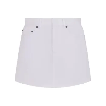 DIOR Logo Detailed Denim Mini Skirt