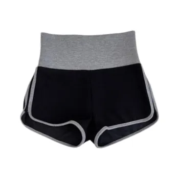 ABBY GODDESS Casual Shorts Women's Gray & Black