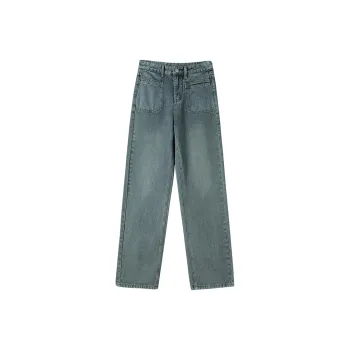 FAWENXIANGZI Jeans Women's Concrete Gray