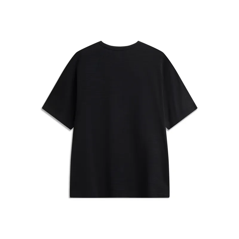 LiNing Basketball Collection T Shirt Men's Black-1