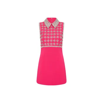Rebecca Vallance Rina Crystal embellished Mini Dress