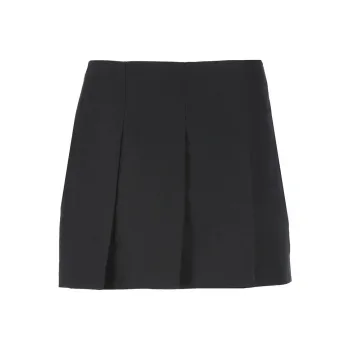 MARNI High Waist Pleated Mini Skirt
