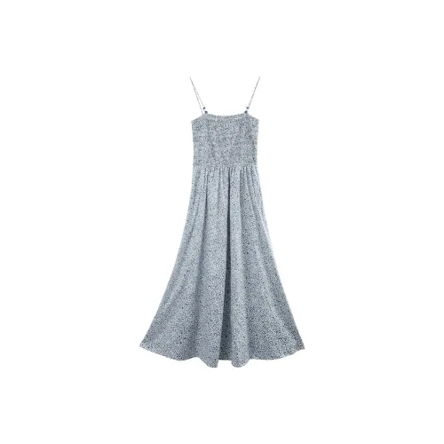 A Paradise For Awakening Slip Dress Women's Blue