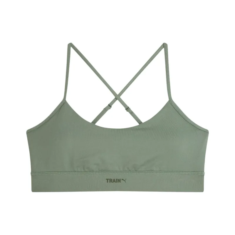 PUMA EVOLVE Low Impact Training Bra Sports Underwear Women's Green-0