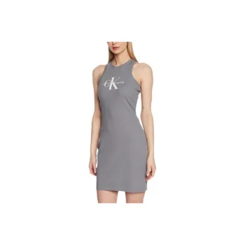 CALVIN KLEIN Sleeveless Dress Women's Gray