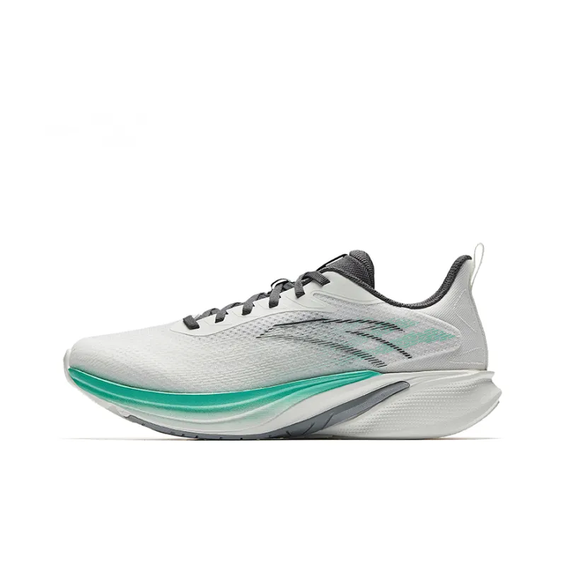 Anta Cloud Trail Breathable And Lightweight Low Top Casual Running Shoes Men's White Green-0