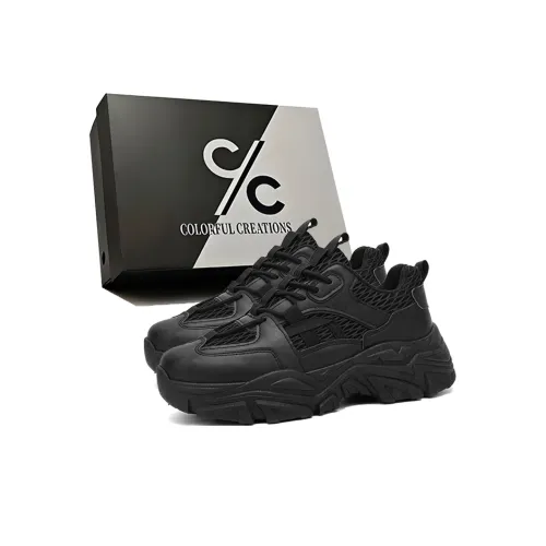 Colorful Creations Cushioning Slip Resistant Low Top Chunky Sneakers Men's
