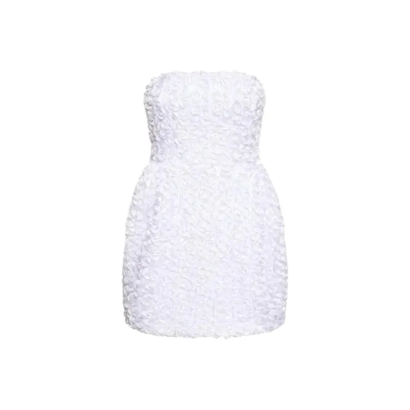 Rotate Sleeveless Dress Women's White-0