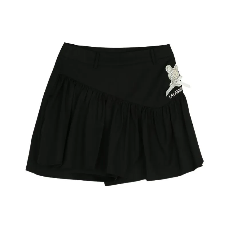 LALABOBO Casual Long Skirts Women's Black-0