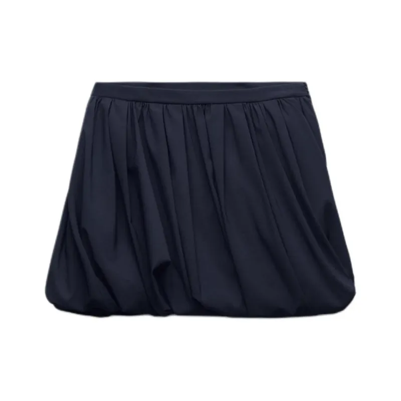 ZARA Casual Short Skirts Women's Blue-0
