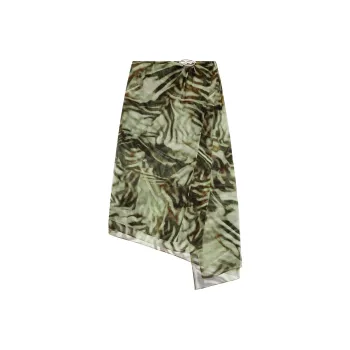 DIESEL Casual Long Skirts Women's Green