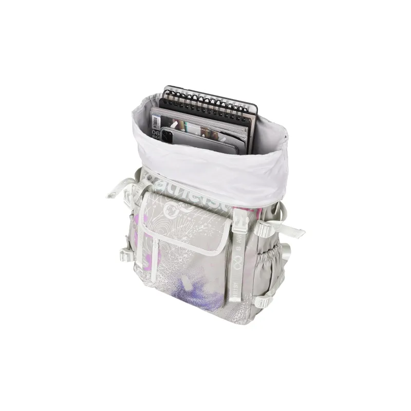 8atheist Polyester Backpack Unisex White-14