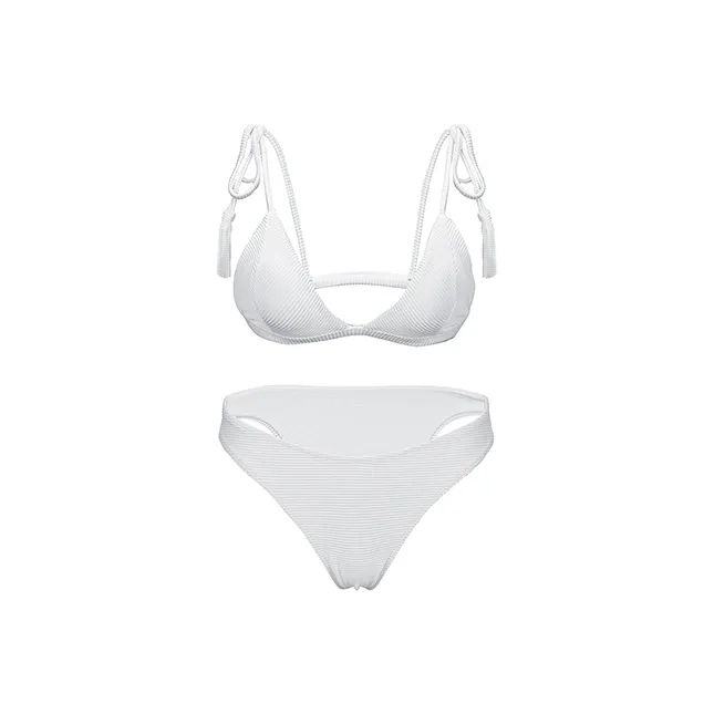 Yukari Swim Bikinis Women's White-0