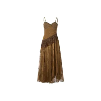 KYKW Slip Dress Women's Dark Brown