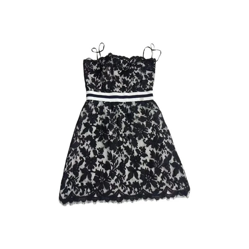 CHANEL Slip Dress Women's Black-0