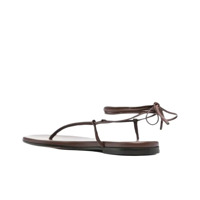 GIANVITO ROSSI Gwyneth One Strap Sandals Women's Brown-3