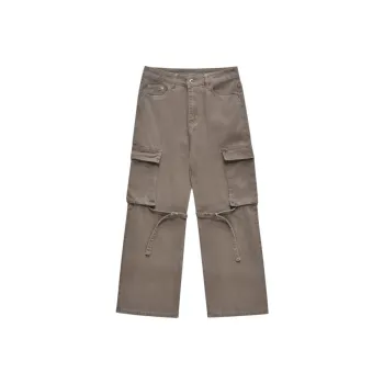 YINLEI Jeans Unisex Orange