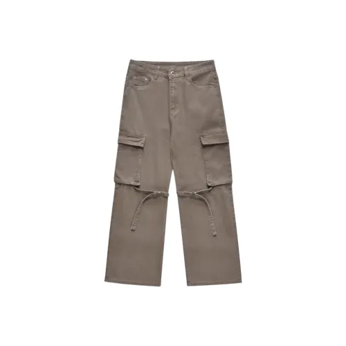 YINLEI Jeans Unisex Orange