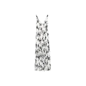 Self portrait Floral print Chiffon Maxi Dress