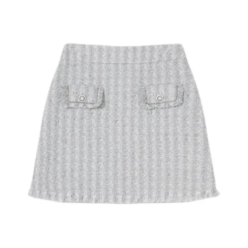 Goodland Casual Short Skirts Women's Light Gray