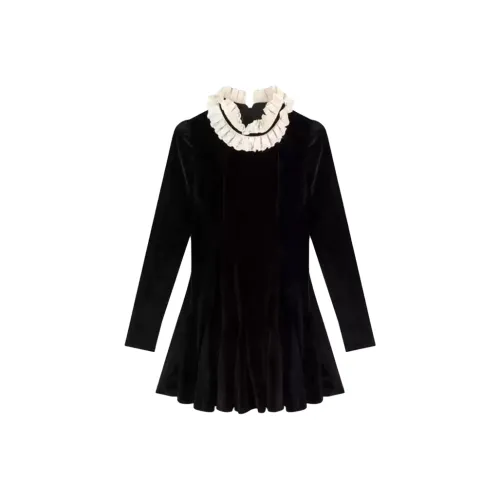 Incolore Long Sleeved Dress Women's Black