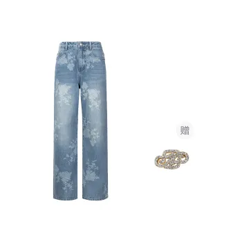 Three Quarters Jeans Women's Blue