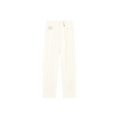 PZGE Jeans Women's Ecru