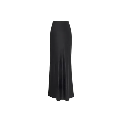 SAINT LAURENT Mid Rise Long Skirt