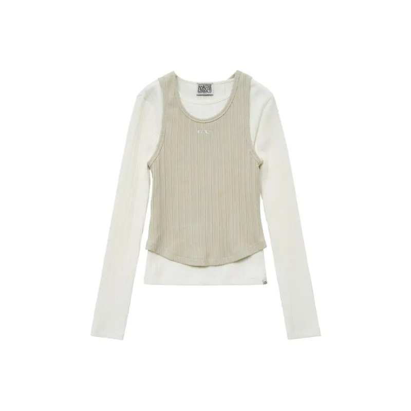 Marithe Francois Girbaud SS24 Casual Suit Women's Cream-0