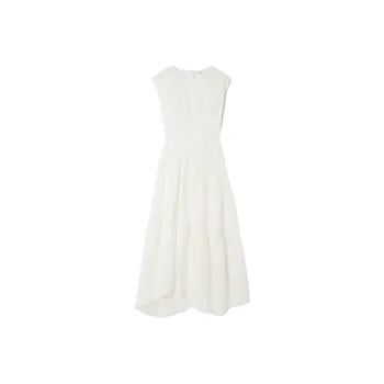 FRAME SS24 Sleeveless Dress Women's White