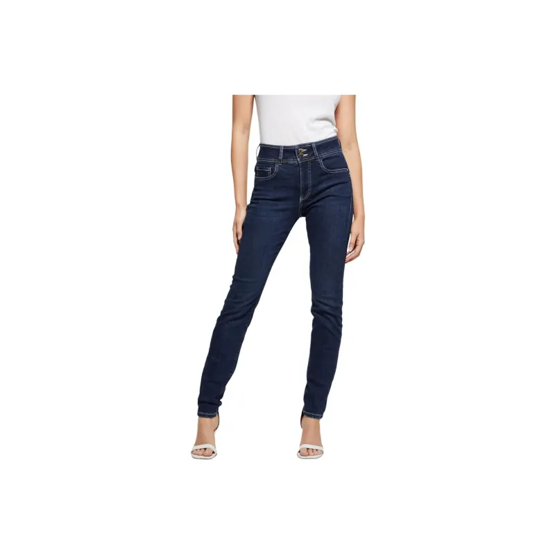 GUESS Eco Shape Up Skinny Jeans Jeans Women's Navy Blue-0