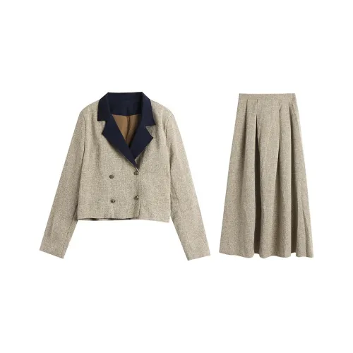 WOWI Two Piece Skirt Sets Women's