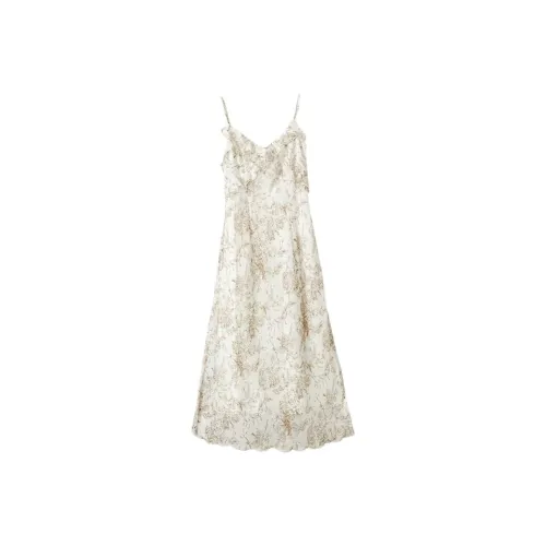 WUPODAMANVZHUANG Slip Dress Women's Knowledge Umber