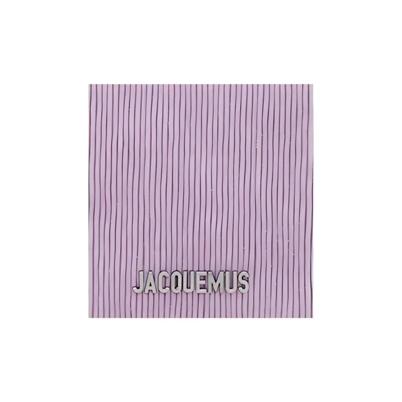Jacquemus Leather Wallet Men's Purple Pink-4