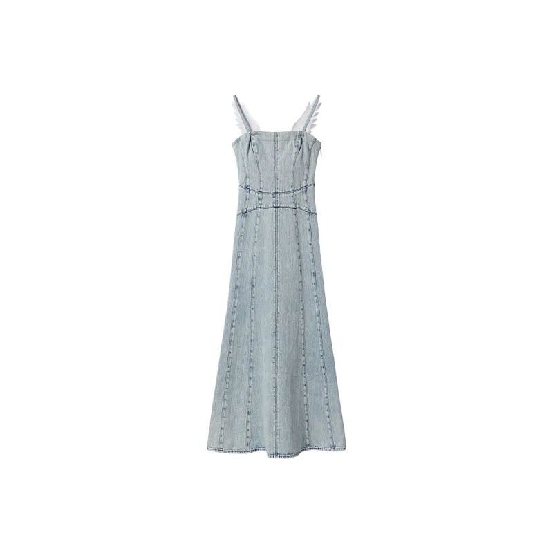Miss Sixty Slip Dress Women's Light Blue-0