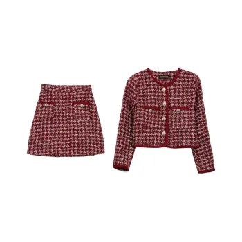 Icicofficial Two Piece Skirt Sets Women's