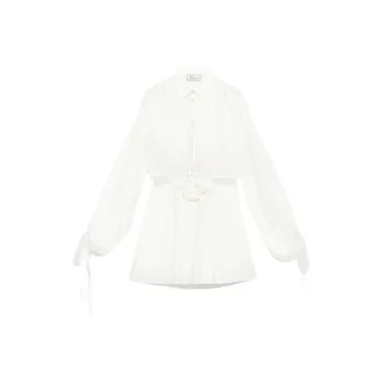 Blumarine Long Sleeved Dresses Women's White