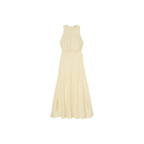 Sandro Slub texture Maxi Dress