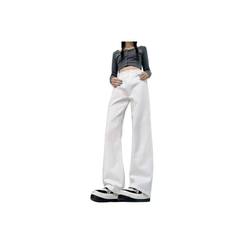Concubine Zhu Jeans Unisex White-0