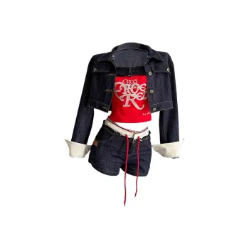 Icicofficial Casual Suit Women's Dark Blue
