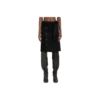 Lemaire Belted Apron Midi Skirt