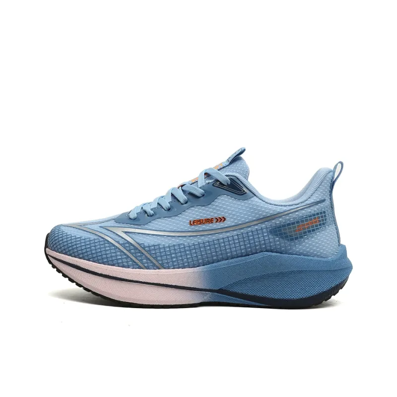 AMICNIEGD Running Shoes Men Low Top Beige Black Orange/Cyan Ink Green/Sky Blue-5