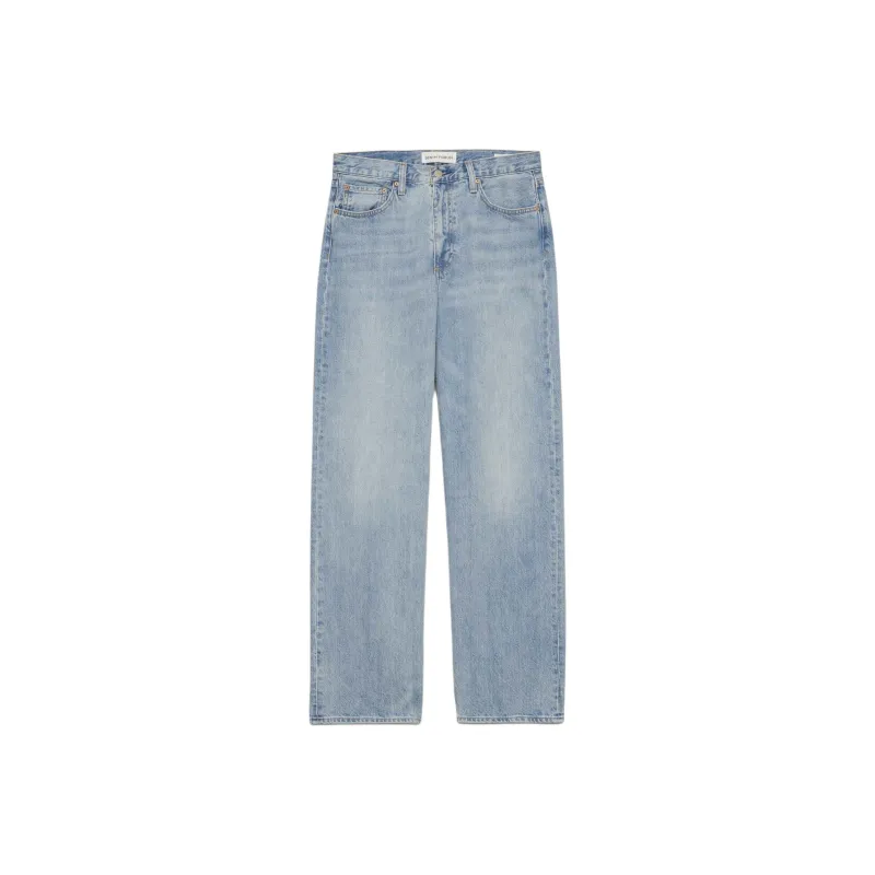 ARITZIA Denim Forum The '90s Lggy Lo-Rise Baggy Jean Jeans Women's Blue Taboo/Forbidden Blue-0