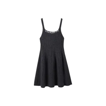 LEDIN Slip Dress Women's Twilight Gray