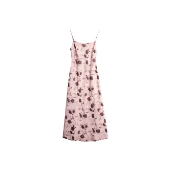 Olrain Slip Dresses Women's Rose Paste