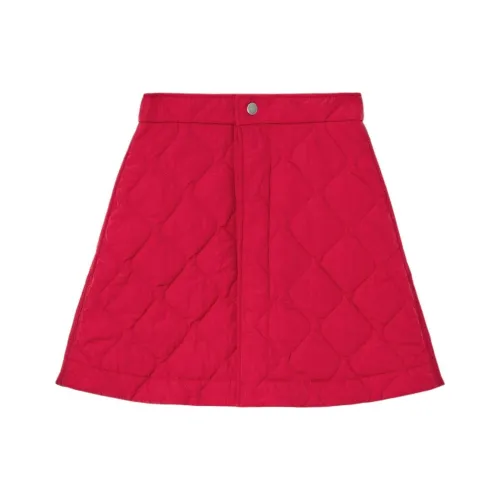 Burberry Casual Short Skirts Women's Red