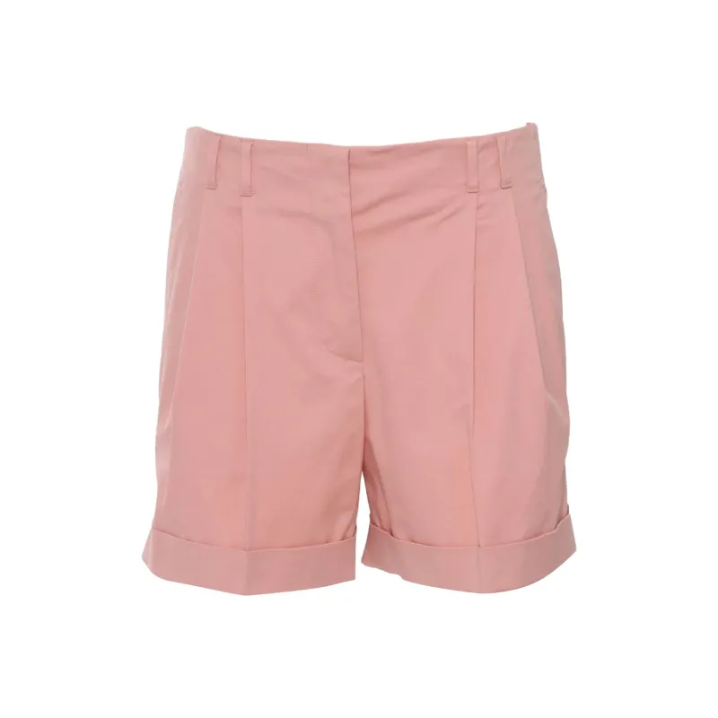 MaxMara Studio Bergen Pleated Tailored Shorts-0