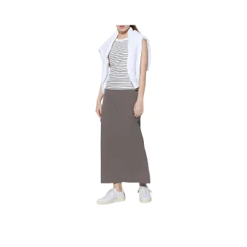 UNIQLO Casual Long Skirt Women's Camel