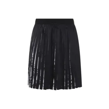 VERSACE JEANS COUTURE Watercolour Barocco Pleated Mini Skirt